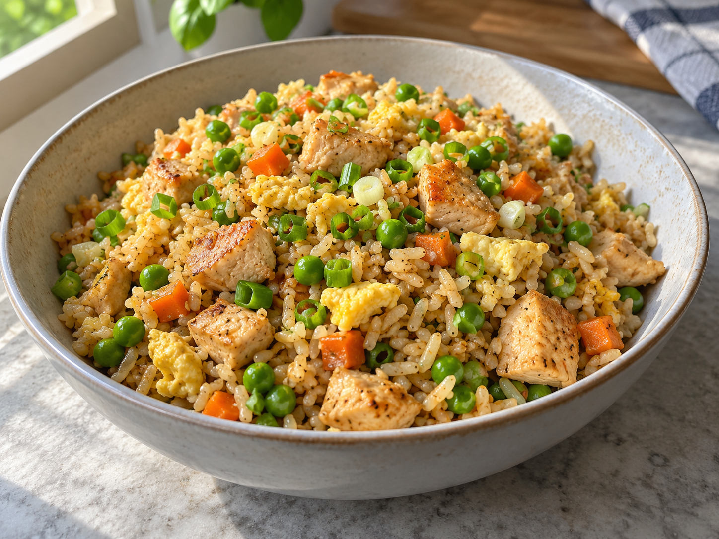 Chicken and Egg Fried Rice