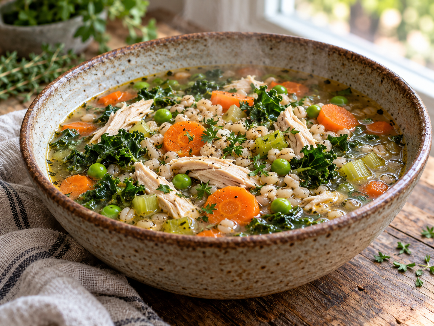 Chicken Vegetable Barley Soup